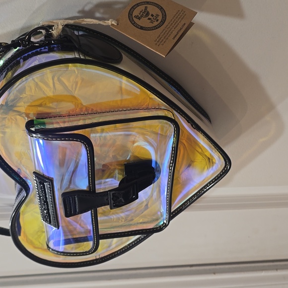 Dr Martens Transparent Heart-Shaped Backpack Crossbody Bag - Picture 15 of 16
